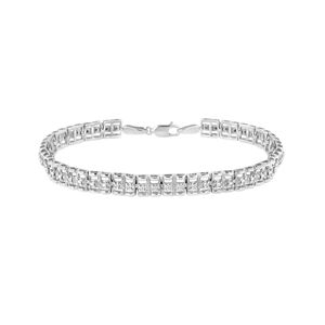 .925 Sterling Silver 1/10 Cttw Diamond